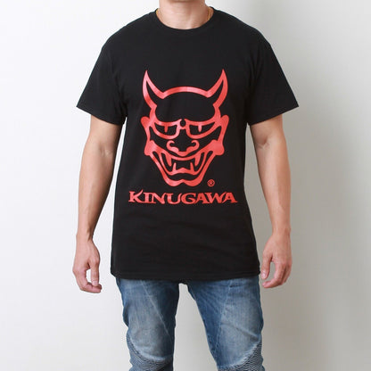 KINUGAWA Burning Red Demon Black T-Shirt