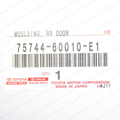 New Genuine Toyota LC100 LX470 Driver Side Rear Arch Molding 75744-60010-E1