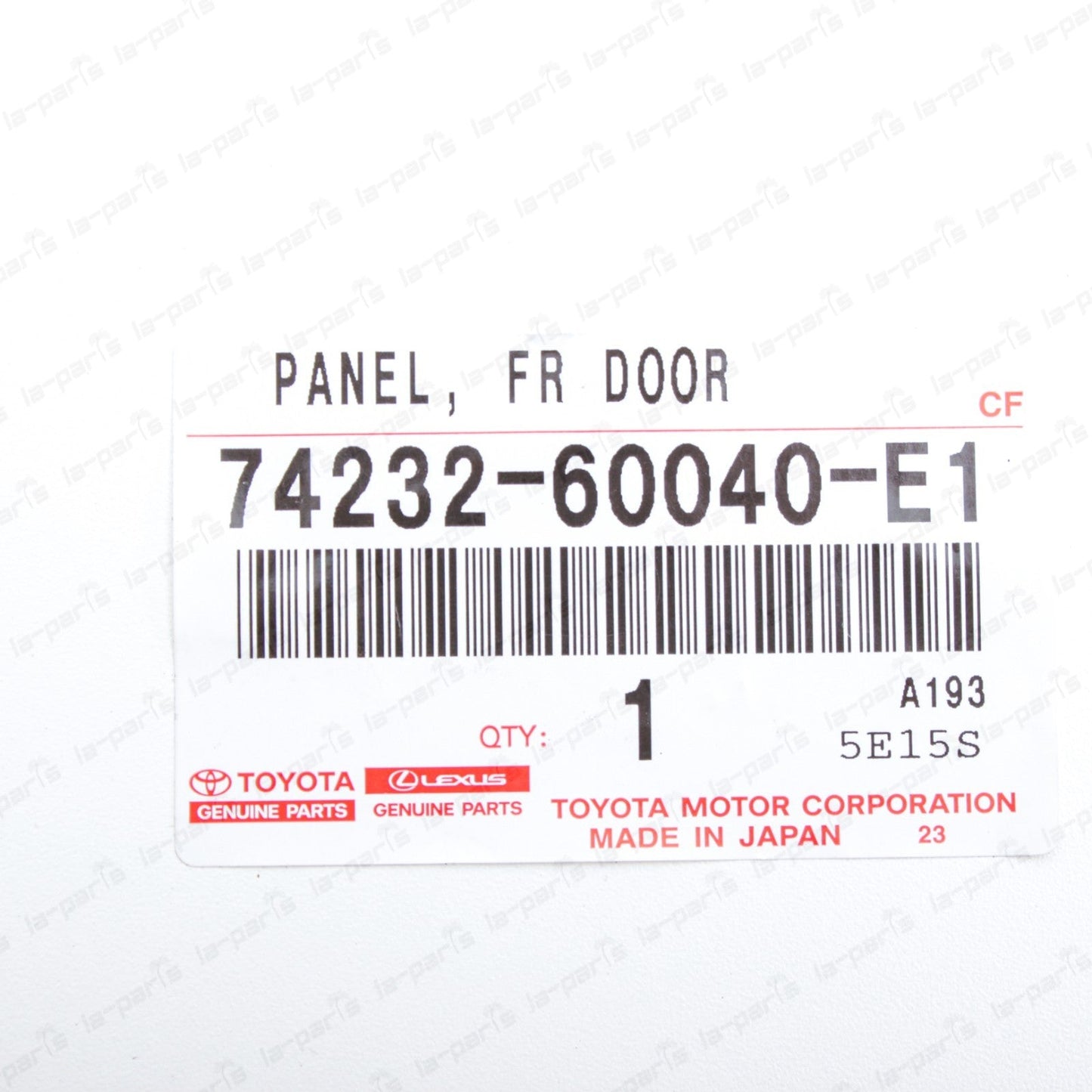 New Genuine Toyota Land Cruiser FZJ76 Driver Door Switch Panel 74232-60040-E1