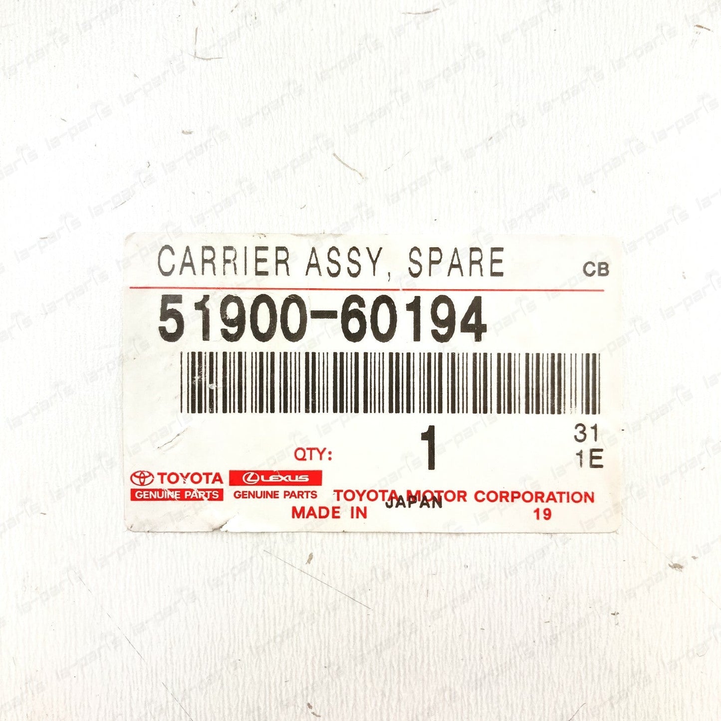 GENUINE TOYOTA 98-07 LAND CRUISER LX470 SPARE WHEEL TIRE CARRIER 51900-60194