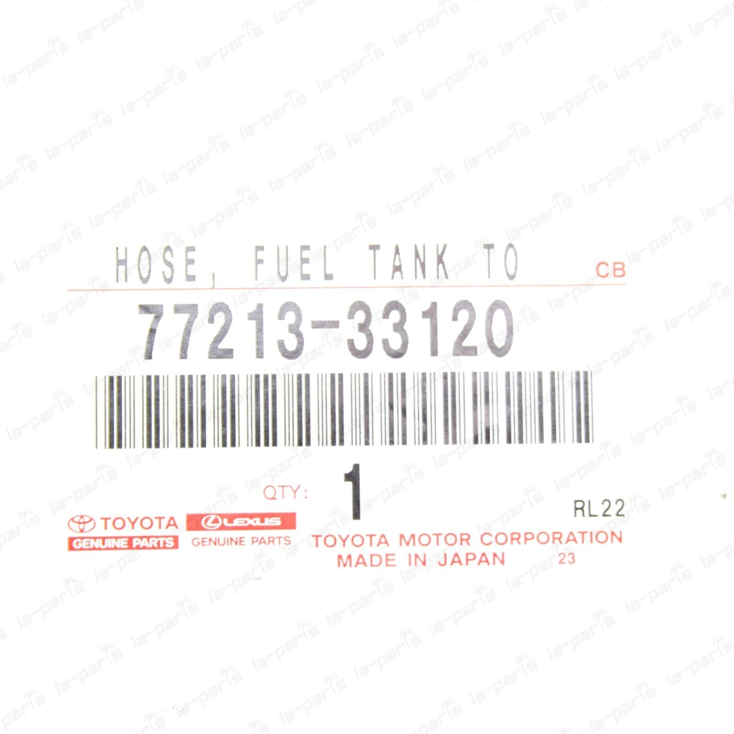 NEW GENUINE TOYOTA 95-04  FUEL TANK FILLER NECK HOSE 77213-33120