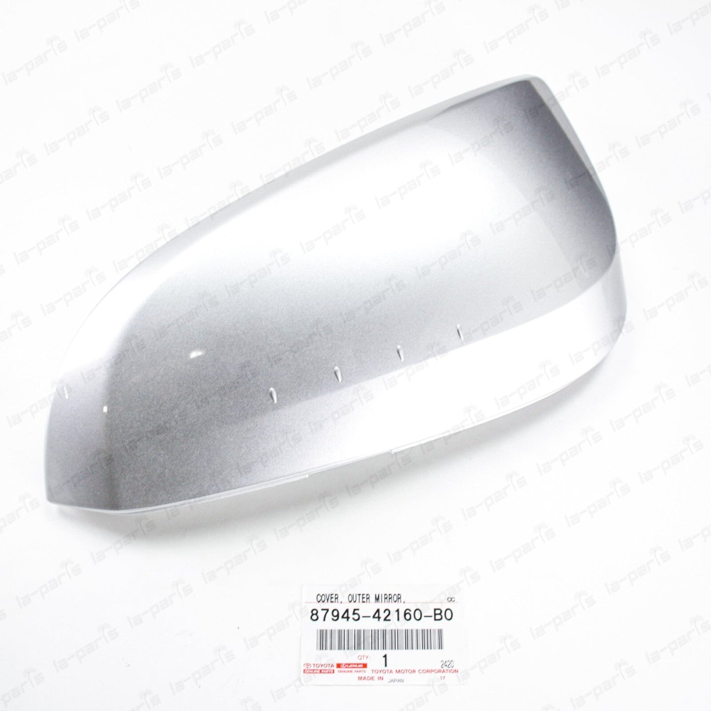 New Genuine OEM Toyota 14-23 4Runner Rav4 Driver Side Mirror Cover Silver 1F7