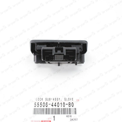 NEW GENUINE TOYOTA FJ CRUISER GLOVE COMPARTMENT DOOR LOCK LATCH 55506-44010-B0
