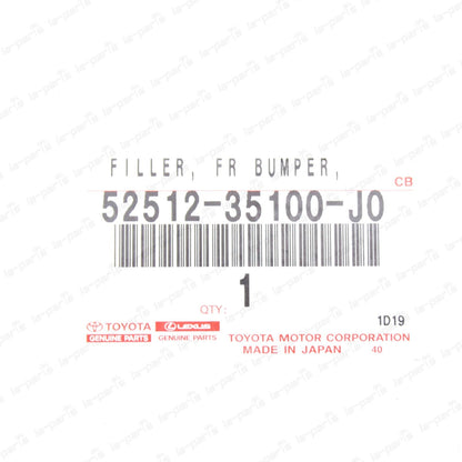 New Genuine Toyota FJ Cruiser 07-14 BLUE Front RH Bumper Filler 52512-35100-J0