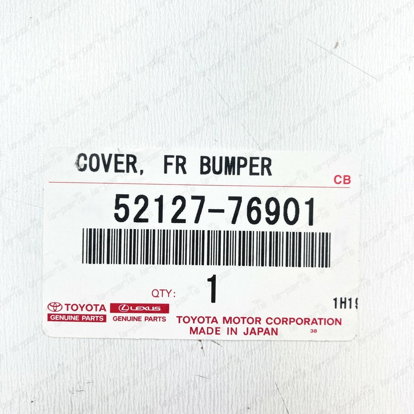 NEW GENUINE LEXUS CT200H 11-14 FRONT RIGHT BUMPER TOW HOOK COVER CAP 52127-76901