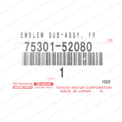 New Genuine Toyota 2007-2012 Yaris Sedan Front Grille Emblem 75301-52080
