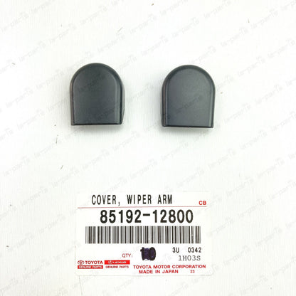 GENUINE TOYOTA 4RUNNER COROLLA TUNDRA FRONT WIPER ARM NUT COVER 85192-12800 2PCS
