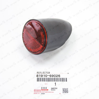 New Genuine Toyota 74-85 Land Cruiser FJ40 FJ43 BJ40 BJ43 Rear Reflector x 1 pcs