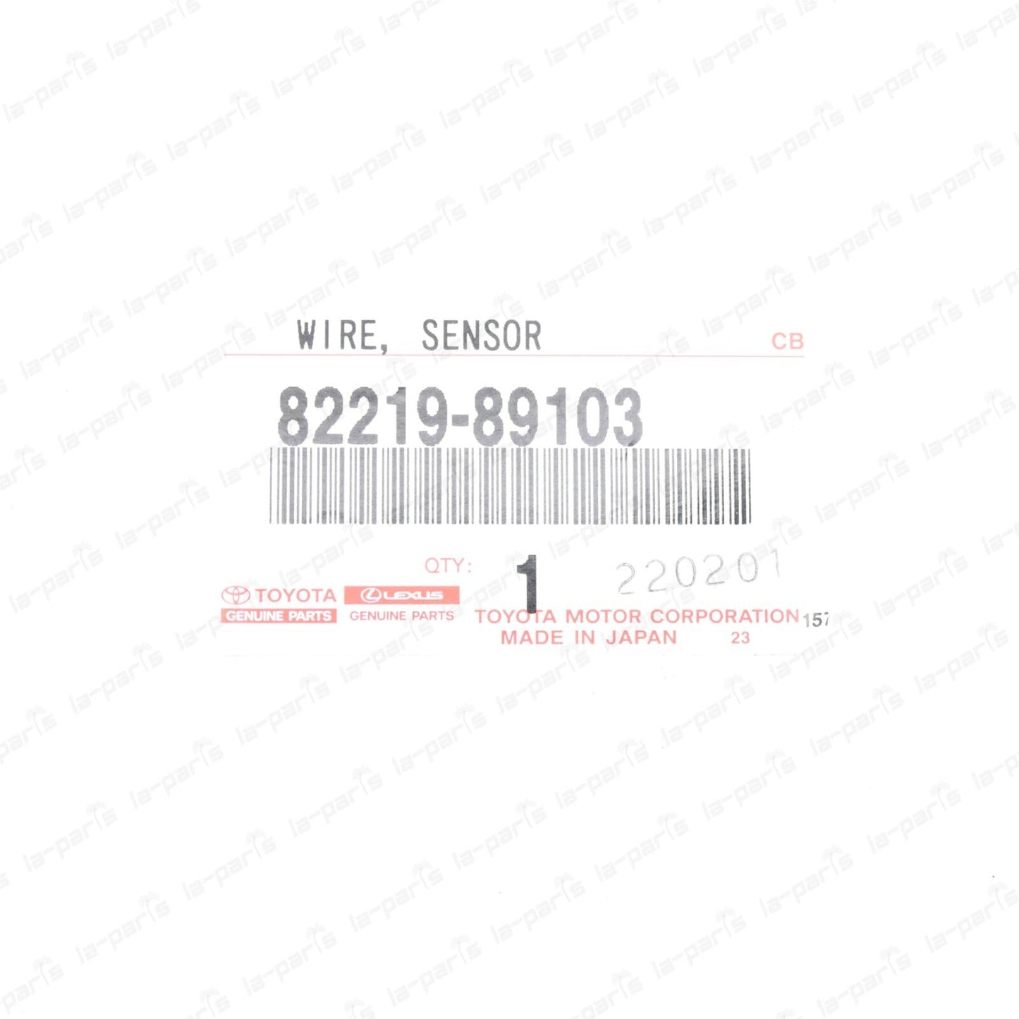 NEW GENUINE FOR TOYOTA 4RUNNER PICKUP 3.0L KNOCK SENSOR WIRE 82219-89103