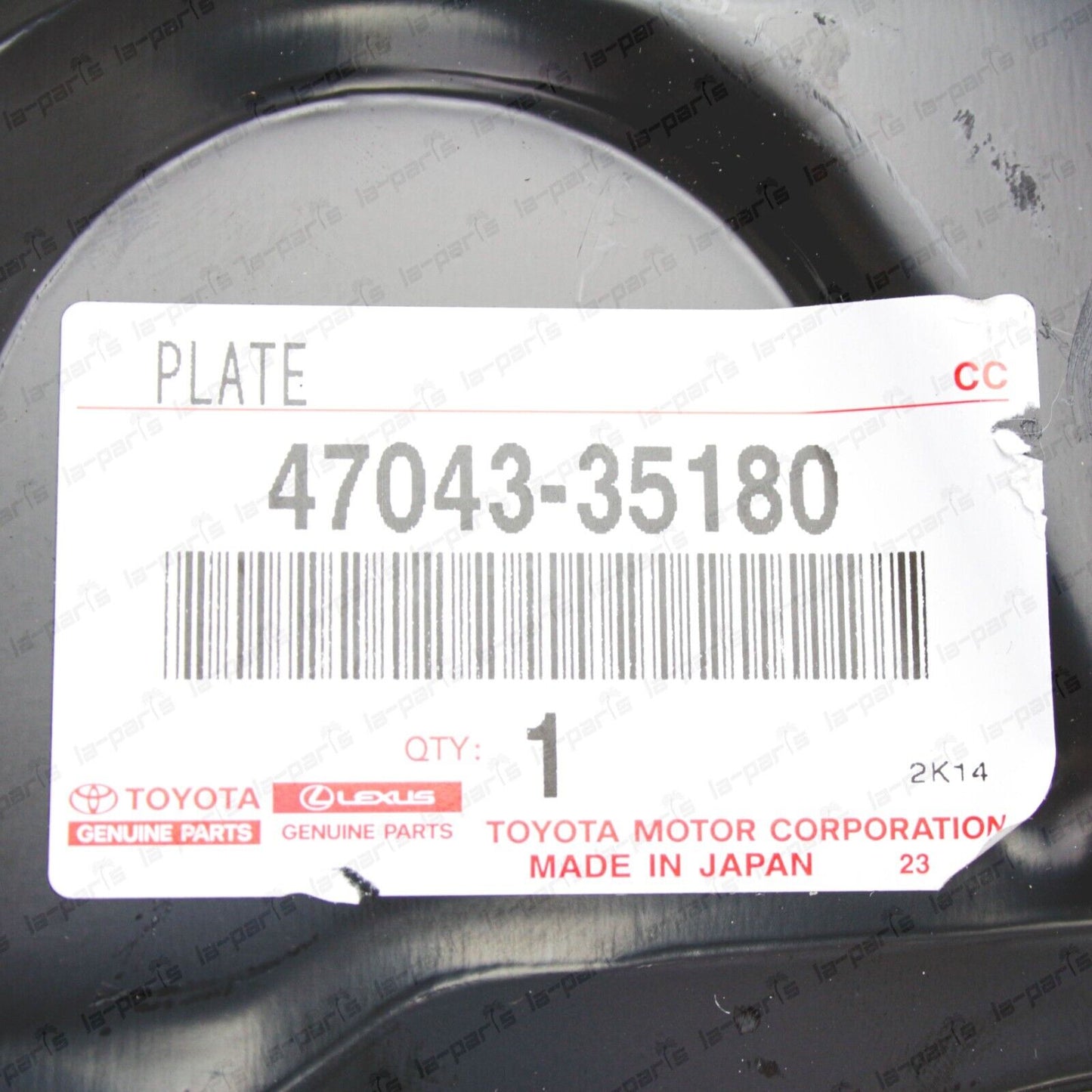 Genuine Toyota 96-01 4Runner 00-03 Tundra Rear Right Braking Plate 47043-35180