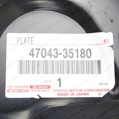 Genuine Toyota 96-01 4Runner 00-03 Tundra Rear Right Braking Plate 47043-35180