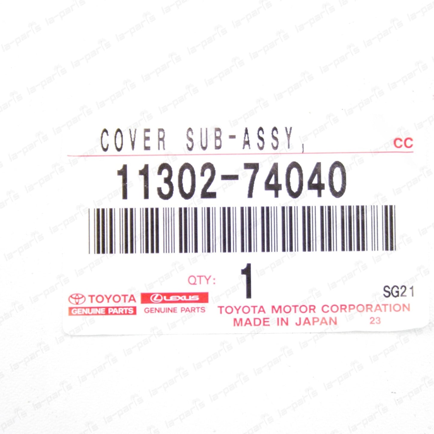 GENUINE TOYOTA 95-01 CAMRY 2.2 L 5SFE RAV4 2L 3SFE TIMING BELT COVER 11302-74040