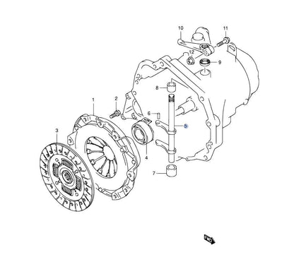 New Genuine OEM Suzuki Swift Esteem Liana Clutch Release Shaft 23260-75C01