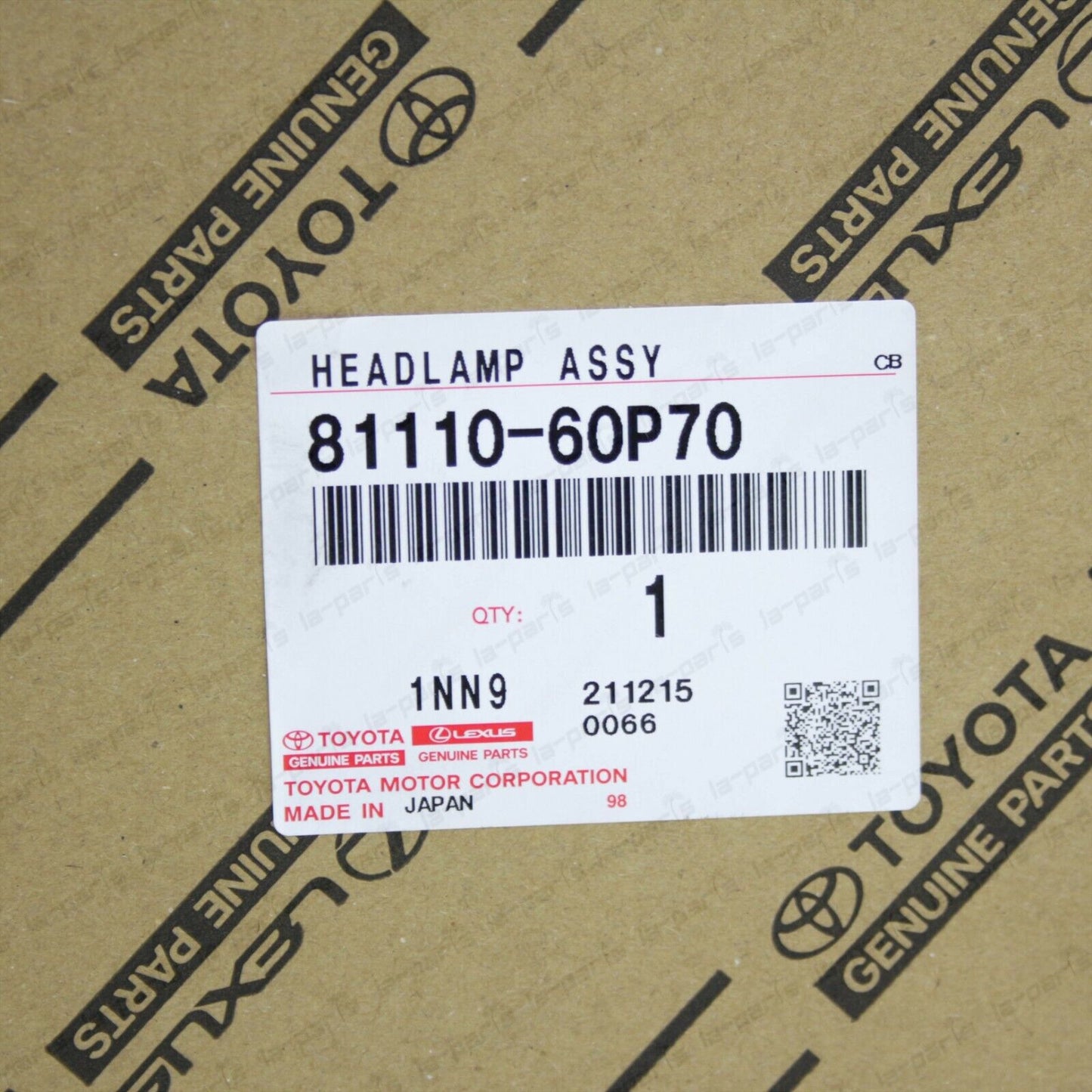 New Genuine Toyota Land Cruiser Fj40 Fj43 Fj45 Fj55 Fj60 Halogen Headlight Kit