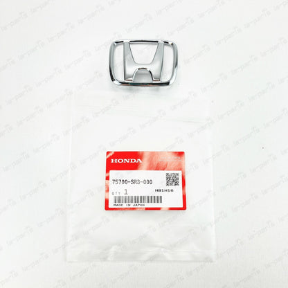 NEW GENUINE HONDA 1992-1998 CIVIC  FRONT HOOD CHROME EMBLEM 75700-SR3-000