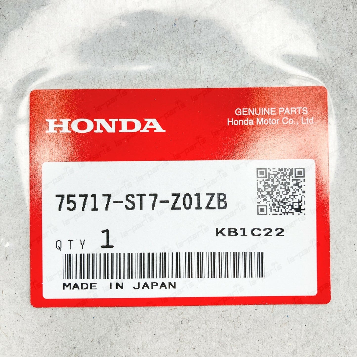 NEW GENUINE HONDA  ACURA 94-01 INTEGRA DC2 REAR TYPE-R DECAL SILVER OUTLINE