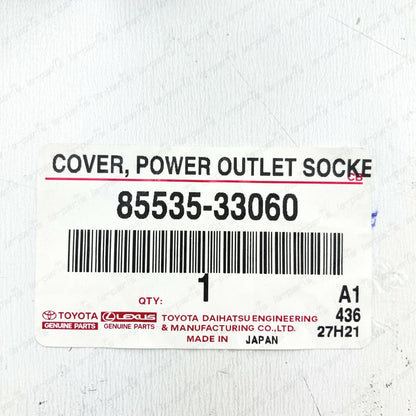 NEW GENUINE TOYOTA CIG LIGHTER AC POWER OUTLET SOCKET CAP COVER PLUG 85535-33060