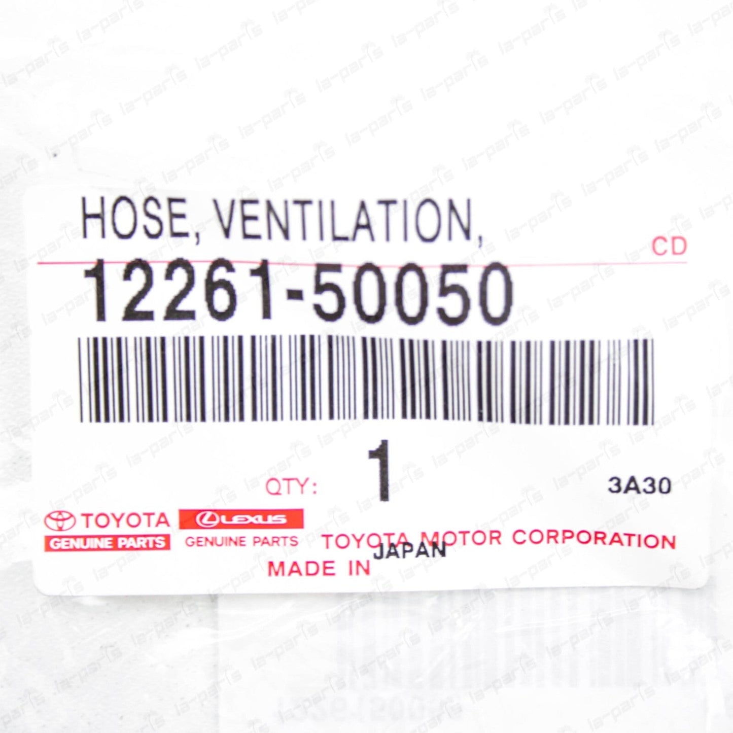 New Genuine Toyota Tundra Sequoia LS LX SC430 4.7L Ventilation Hose 12261-50050