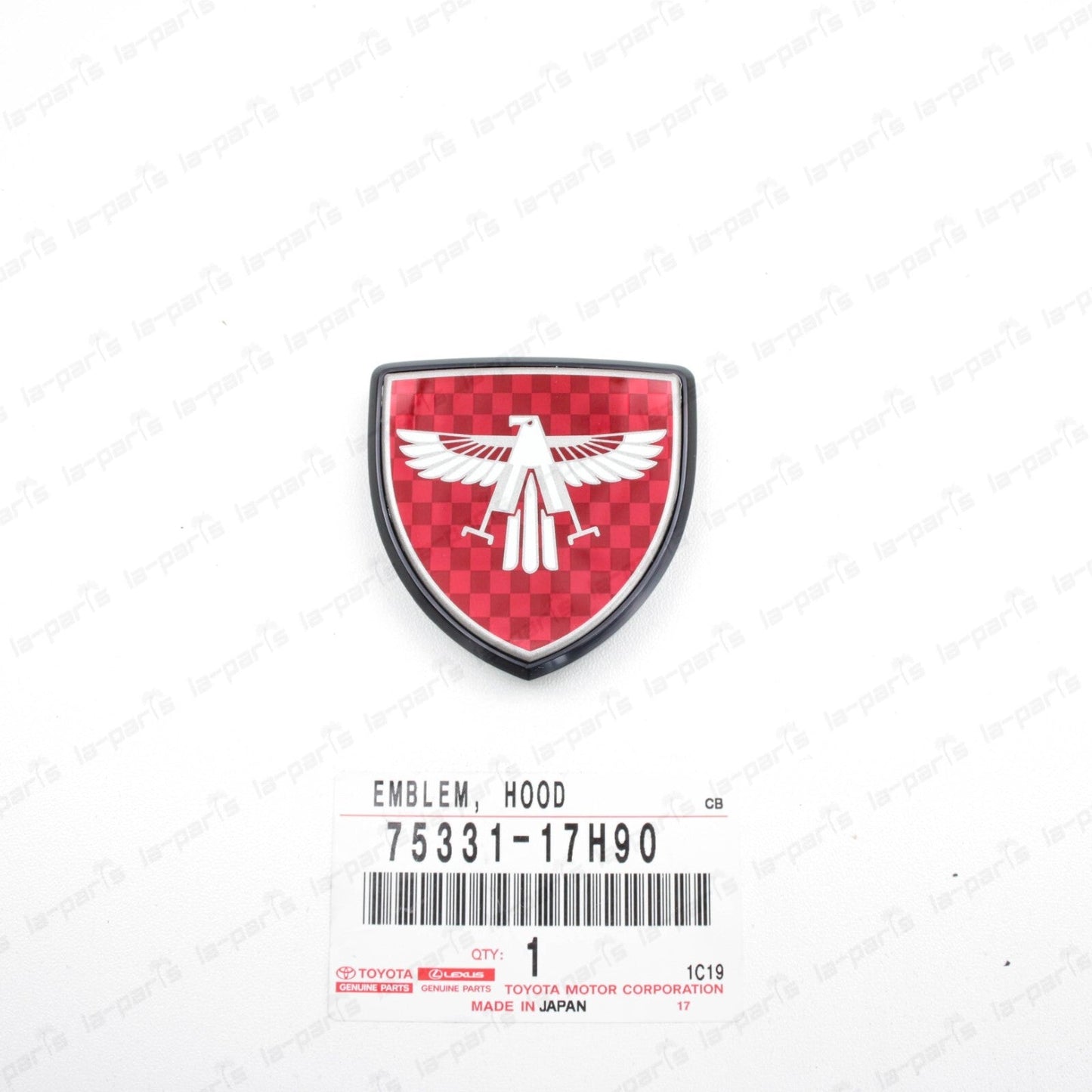 New Genuine OEM Toyota 85-89 MR2 AW11 MK1 Front Hood Eagle Emblem Red Badge