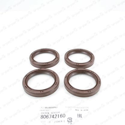 GENUINE SUBARU 2008-2017 WRX STI 2010-2017 LEGACY GT CAMSHAFT SEAL SET OF 4