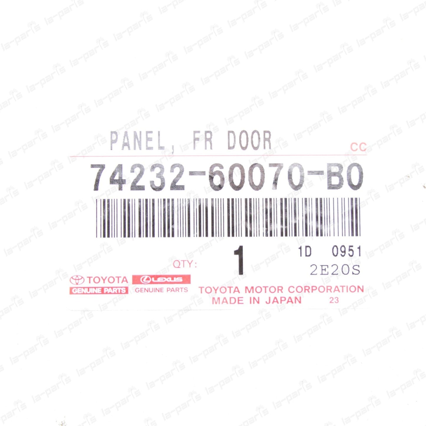 GENUINE TOYOTA 91-97 LC FRONT LEFT ARMREST PANEL WINDOW SWITCH BEZEL 74232-60070