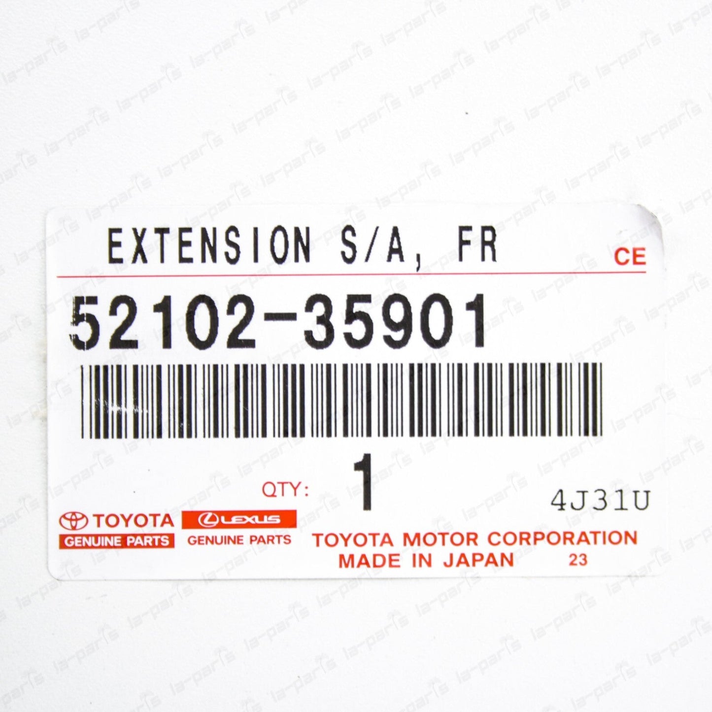 New Genuine Toyota 96-98 4Runner 3RD GEN Passenger Front Bumper Extension Flare