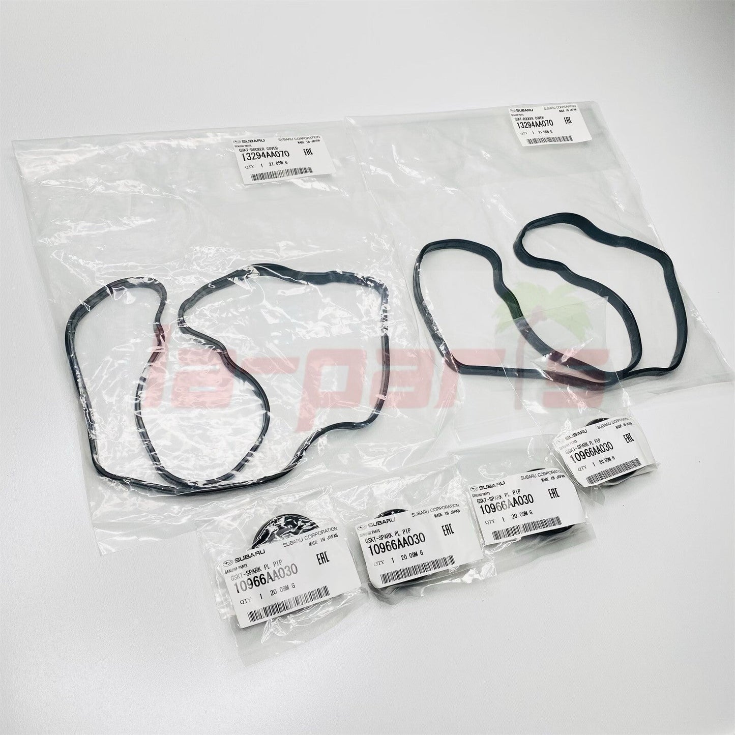 GENUINE SUBARU 2.5L SOHC VALVE COVER GASKET SPARK PLUG SEAL KIT IMPREZA LEGACY
