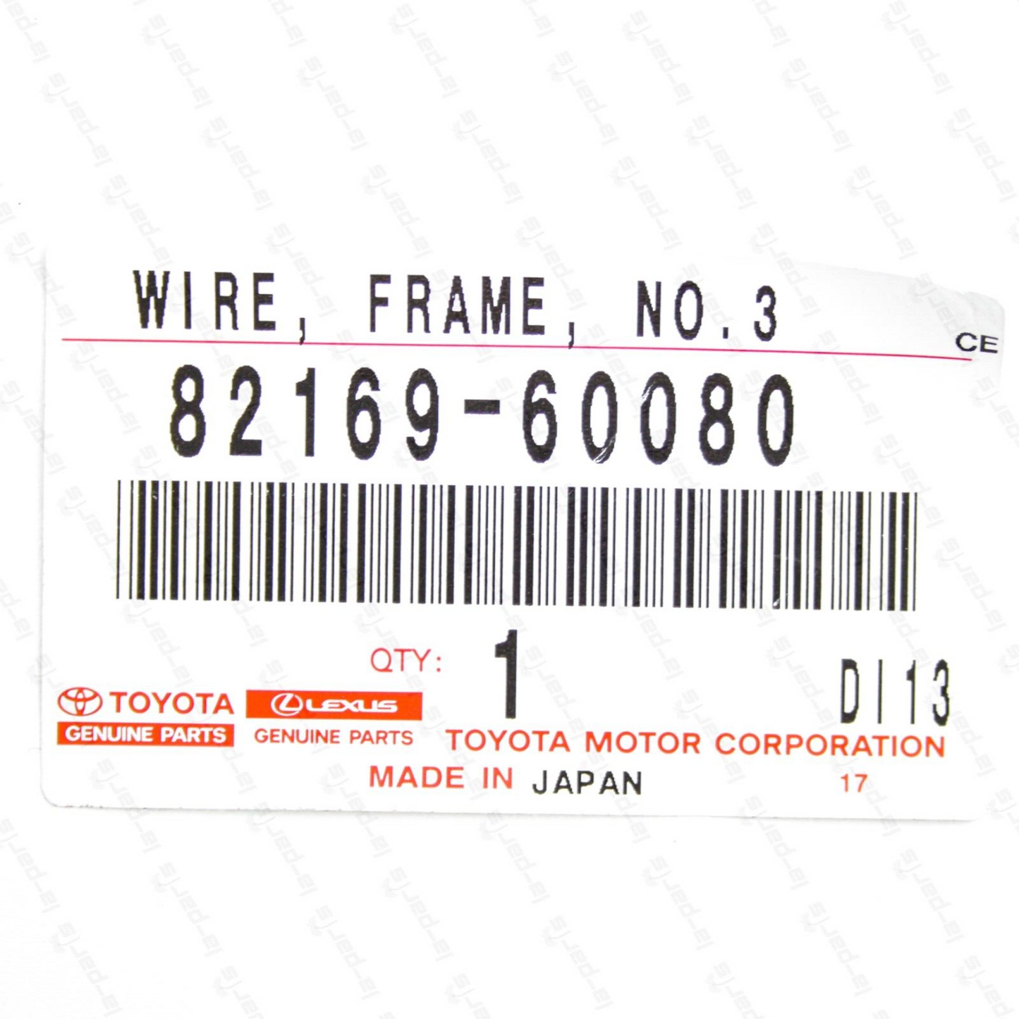 New Genuine Toyota 08-22 Land Cruiser Lexus LX570 Trailer Tow Hitch Wire Harness