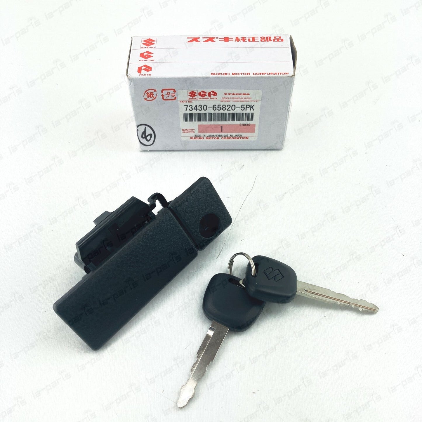 NEW GENUINE SUZUKI 06-15 GRAND VITARA LOCK, GLOVE BOX BLACK 73430-65820-5PK