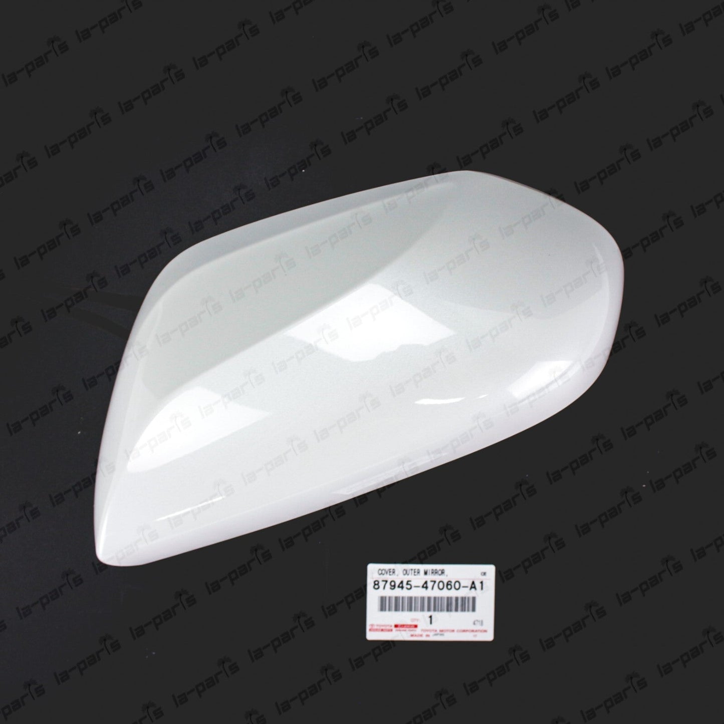 Genuine Toyota 16-21 Prius Driver Mirror Cover White Pearl 070 87945-47060-A1