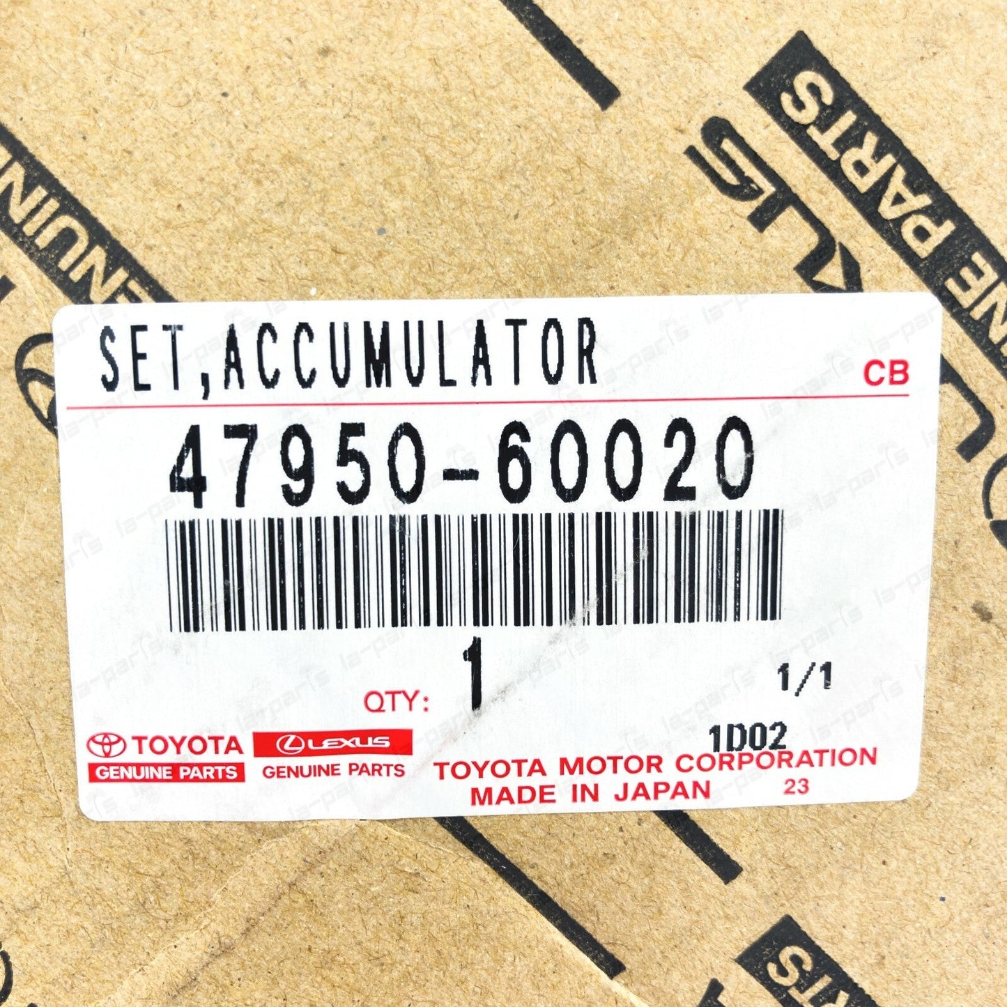GENUINE TOYOTA 04-21 4RUNNER FJ CRUISER BRAKE BOOSTER ACCUMULATOR 47950-60020