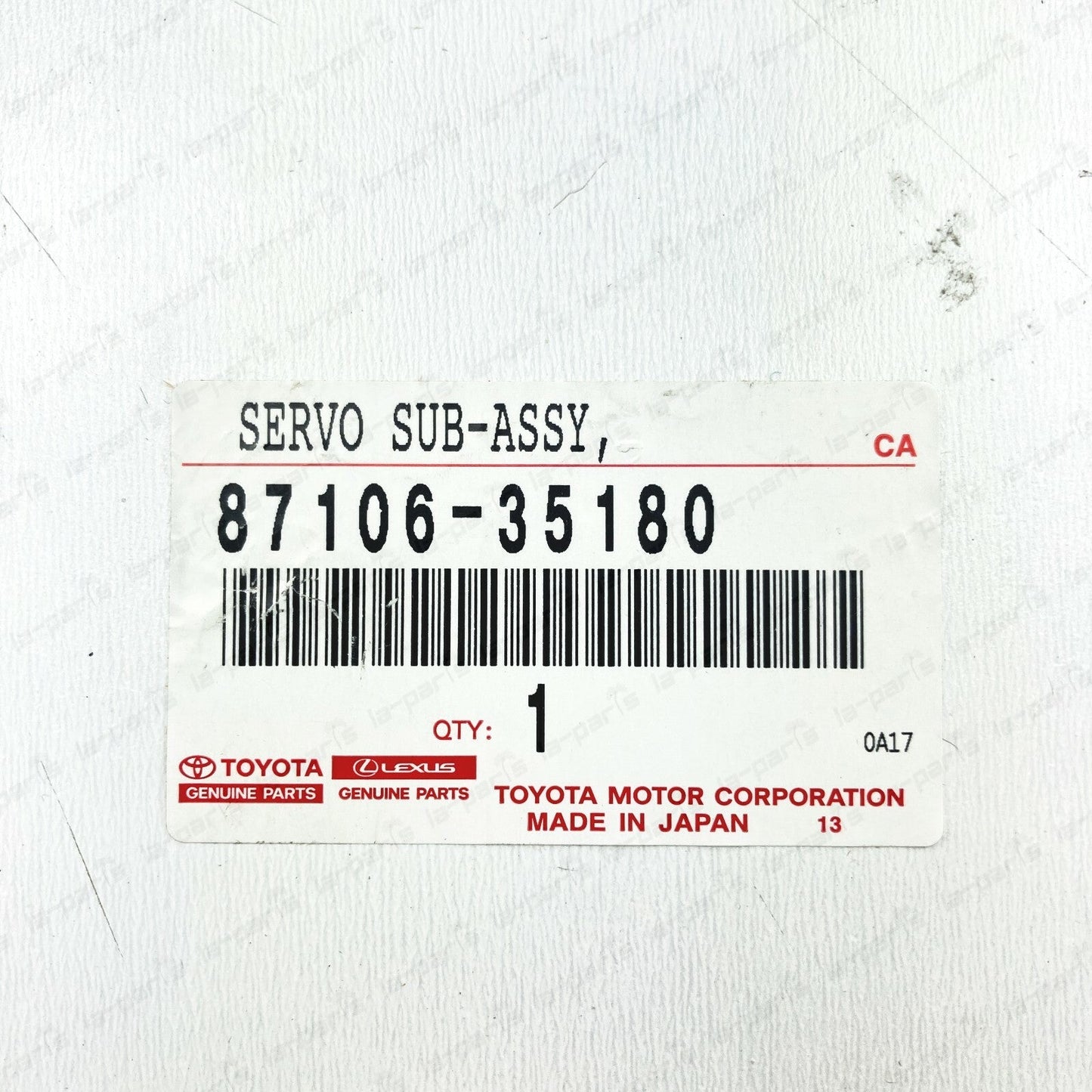 NEW GENUINE TOYOTA 4RUNNER & LEXUS GX470 EVAP DAMPER SERVO MOTOR 87106-35180