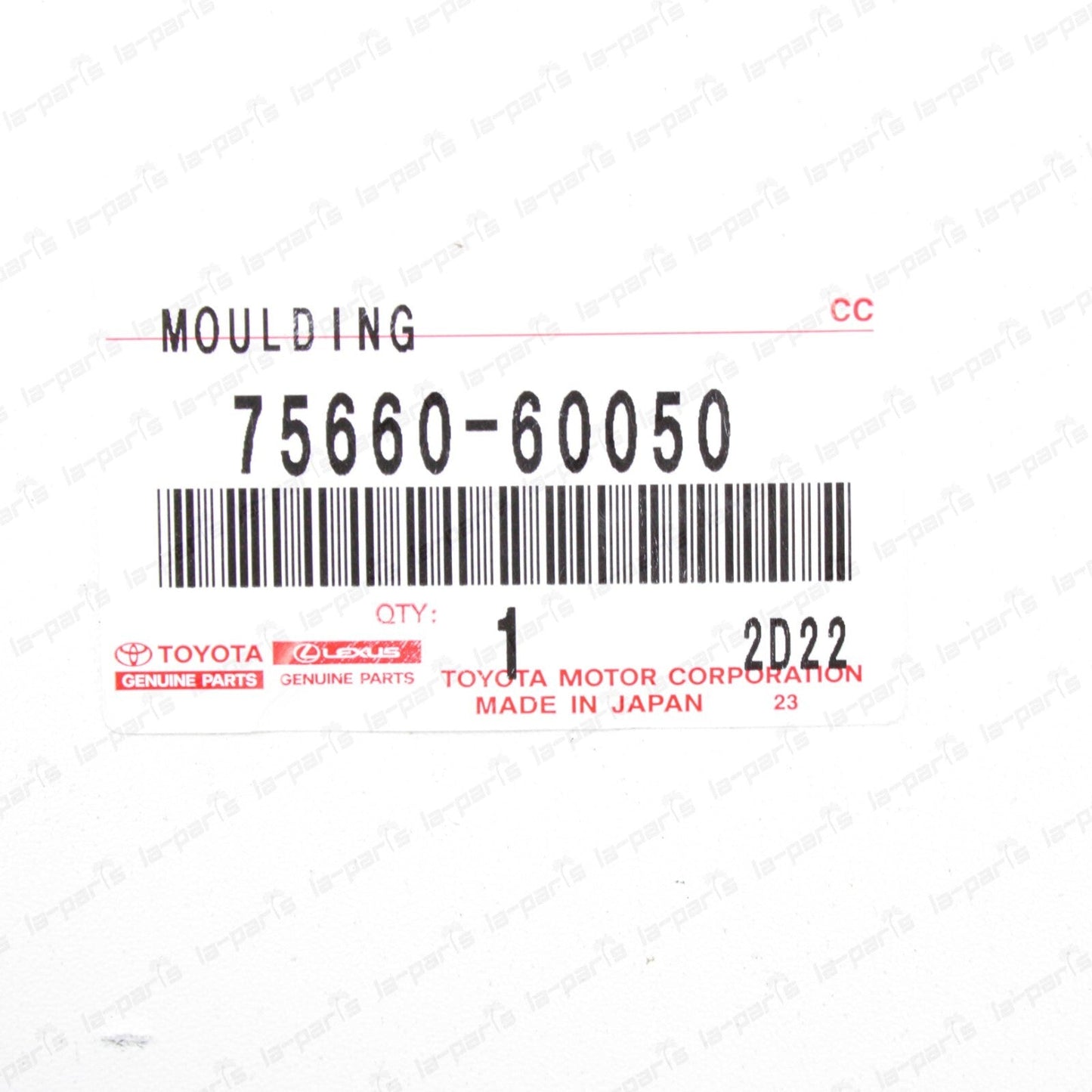 New Genuine OEM Toyota LC Prado 120 Lexus GX470 Rear Quarter Belt Moulding PAIR