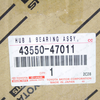 GENUINE TOYOTA 10-15 PRIUS LEXUS CT200H HUB ASSY FRONT AXLE LH=RH 43550-47011