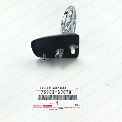 NEW GENUINE TOYOTA 98-07 LC J100 JDM FRONT HOOD CHROME EMBLEM 75303-60070