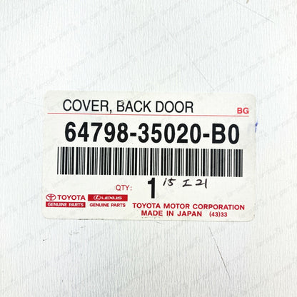 GENUINE TOYOTA 07-14 FJ CRUISER BACK DOOR LOCK COVER  64798-35020-B0