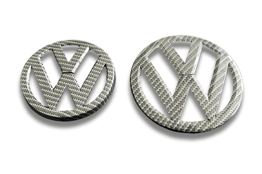 VW Golf 7 - Base, GTI, R - Carbon Fiber Look Emblem Set (2012-2017)