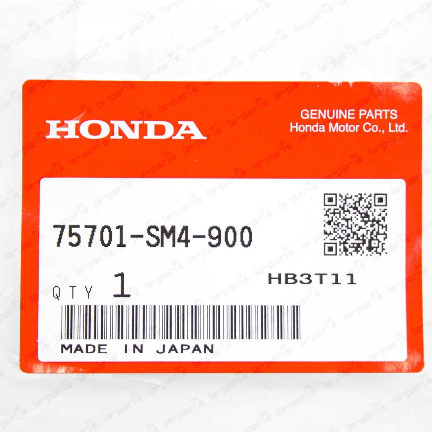 New Genuine OEM Honda 97-01 Prelude Front H Emblem Badge Chrome 75701-SM4-900