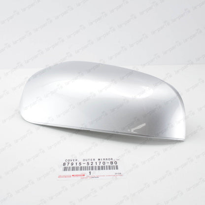 GENUINE TOYOTA 12-18 PRIUS "C" PASSENGER MIRROR COVER SILVER 87915-52170-B0
