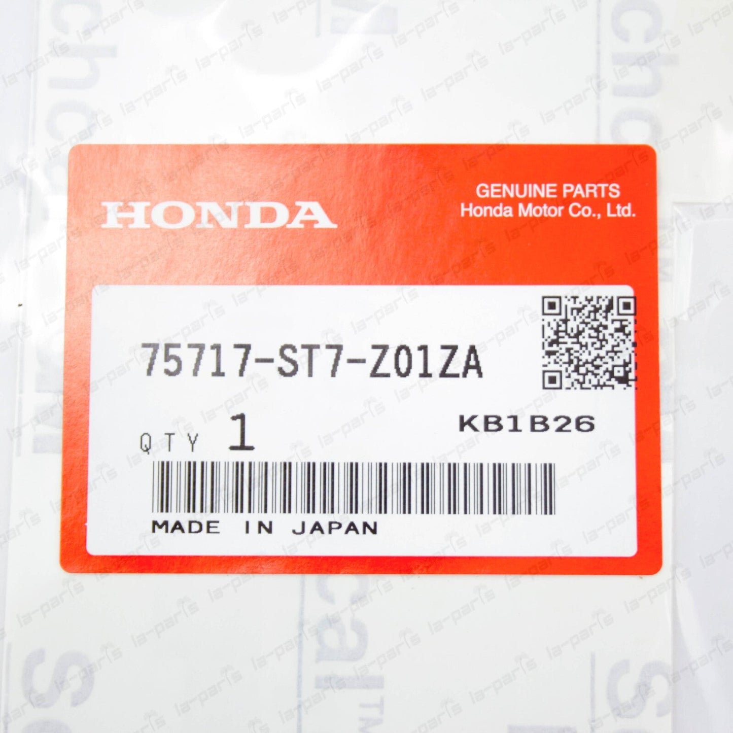 GENUINE HONDA ACURA 94-01 INTEGRA DC2 DB8 REAR TYPE R DECAL (BLACK OUTLINING)