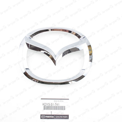 GENUINE MAZDA 13-15 CX-5 CX-9 FRONT RADIATOR GRILLE CHROME EMBLEM KDY5-51-741