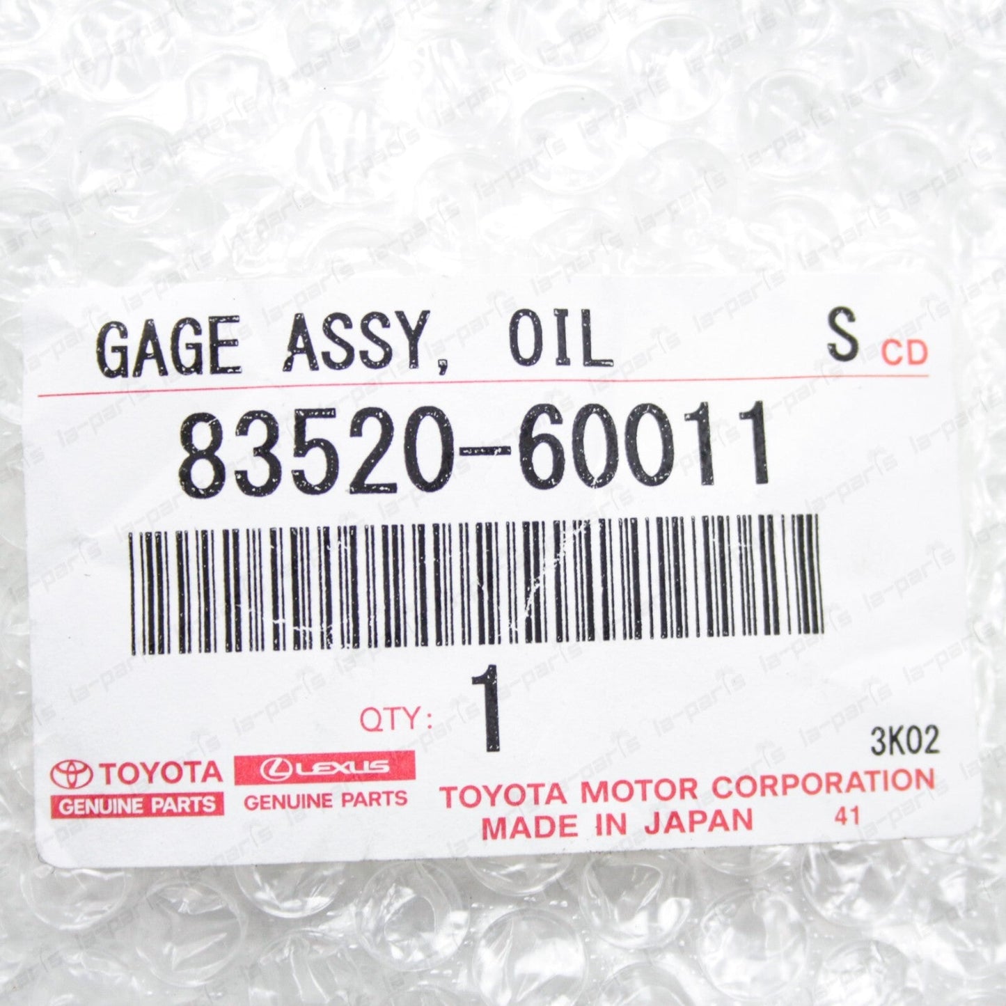 New Genuine OEM Toyota 83-97 Land Cruiser Oil Pressure Sender Gauge 83520-60011