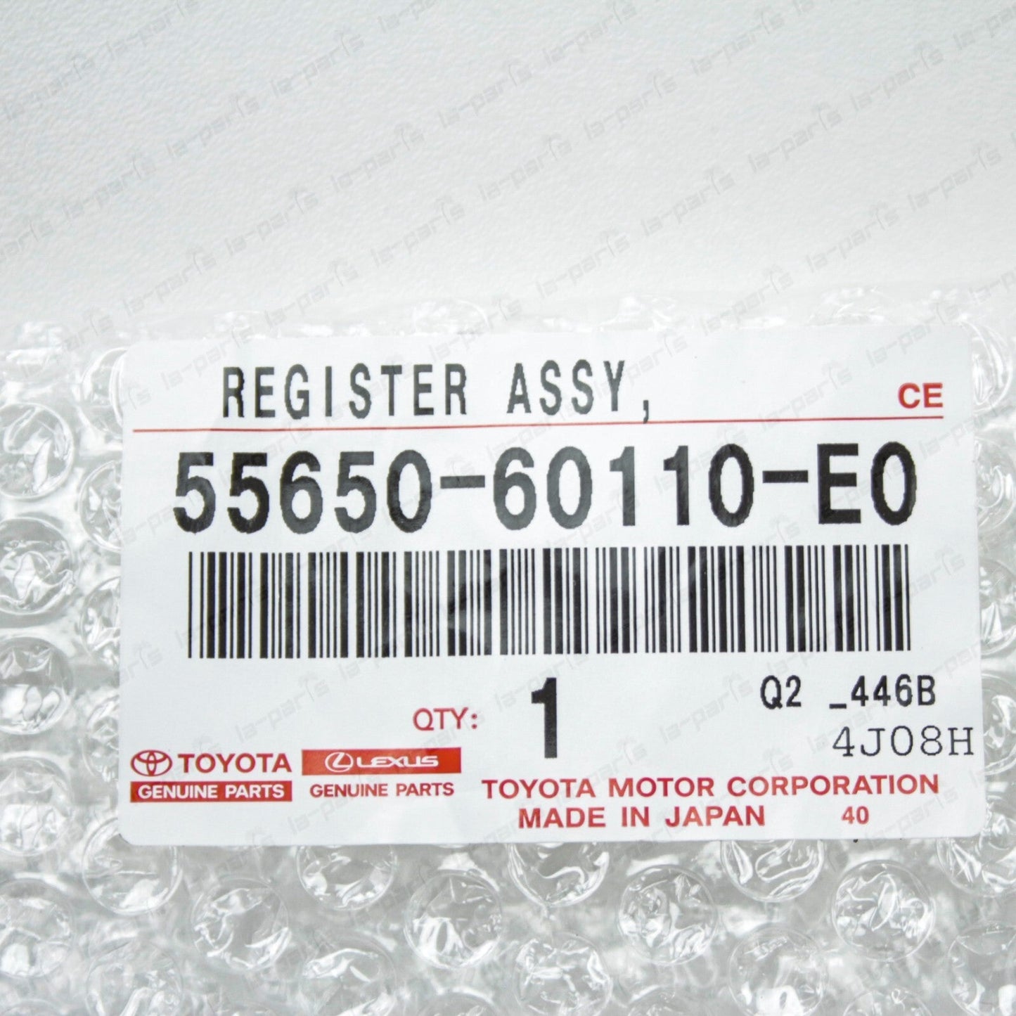 Genuine Toyota Prado Lexus G470 Dash Register AC Heater Air Vent 55650-60110-E0