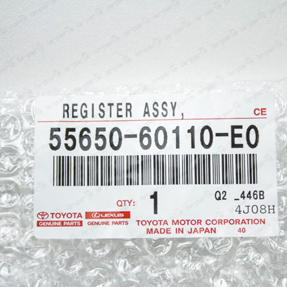Genuine Toyota Prado Lexus G470 Dash Register AC Heater Air Vent 55650-60110-E0