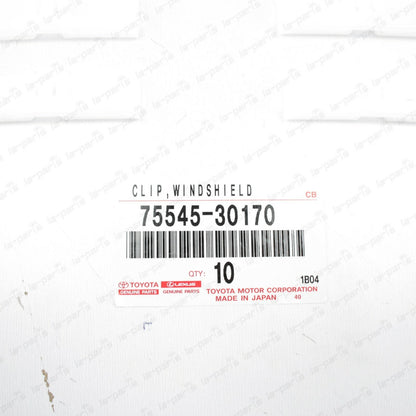NEW GENUINE FOR LEXUS IS250 IS350 2014-2018 WINDSHIELD SIDE MOULDING CLIPS SET