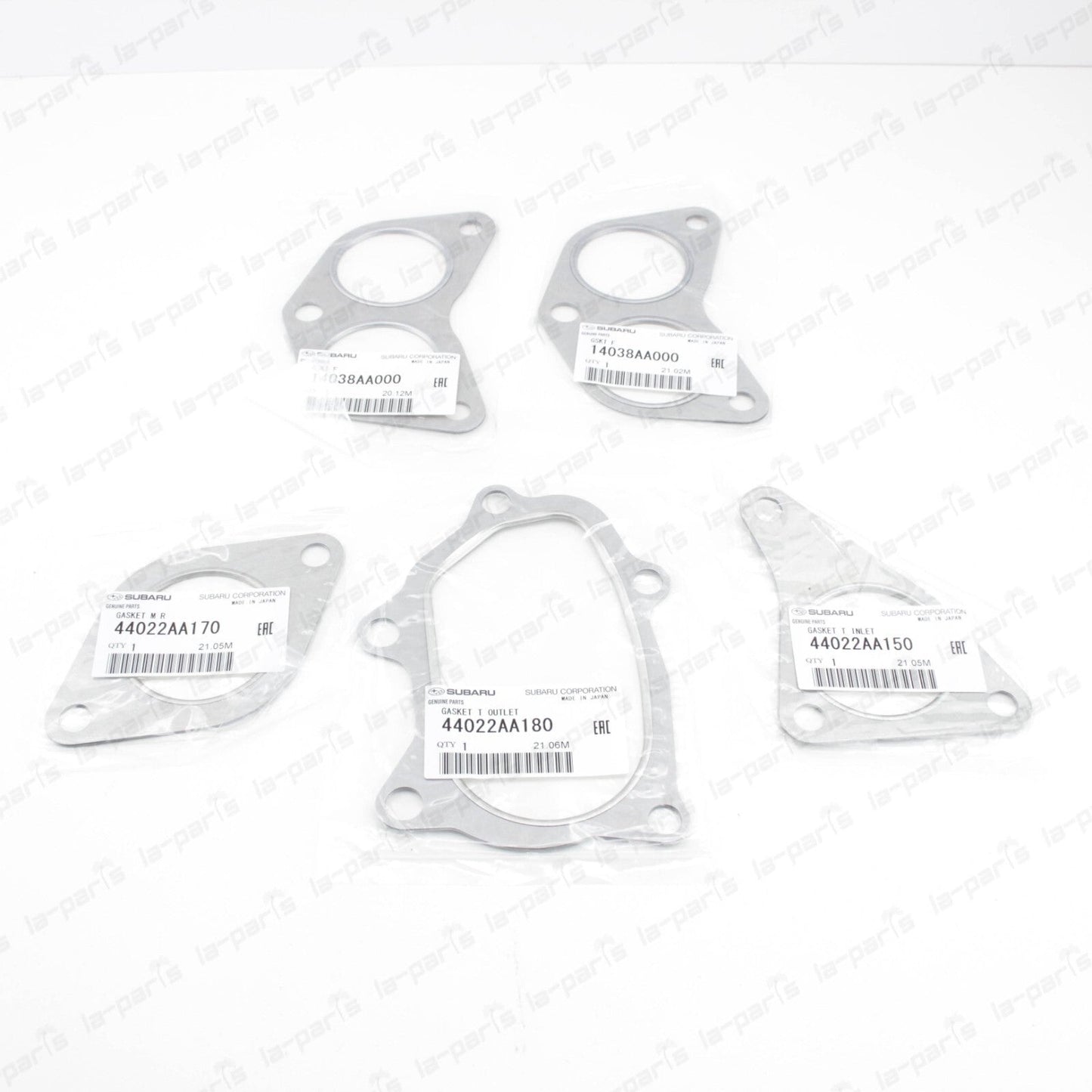 NEW GENUINE SUBARU EXHAUST MANIFOLD GASKET KIT UP DOWN PIPE WRX XT STI GT TURBO