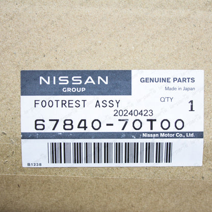 Genuine Nissan GTR R34 R33 BCNR33 BNR34 Stagea Footrest Bracket & Aluminum Cover