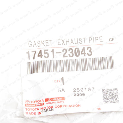 New Genuine OEM Toyota Lexus 2006-2025 Exhaust Pipe Gasket 17451-23043