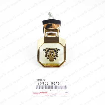 New Genuine Toyota Land Cruiser FJ60 60 Series Hood Logo Gold Emblem 75303-90A01