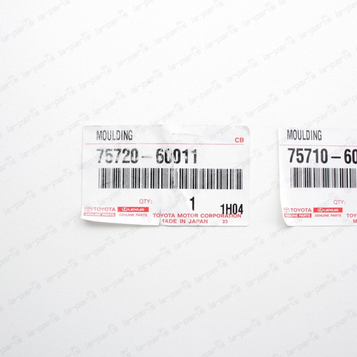New Genuine Toyota Lc Lexus Lx450 91-97 Front Door Belt Mouldings Set Chrome